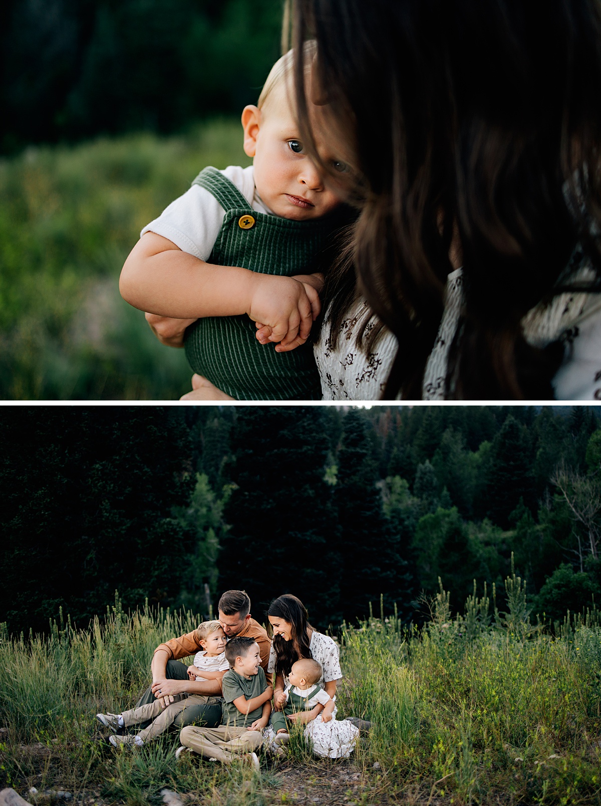 Utah Summer Family Pictures at Tibble Fork
