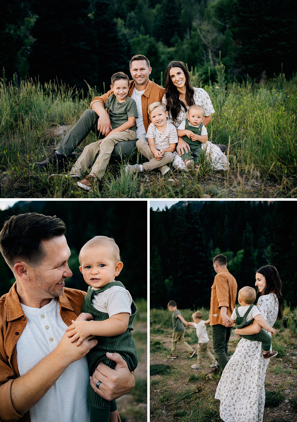 Utah Summer Family Pictures at Tibble Fork