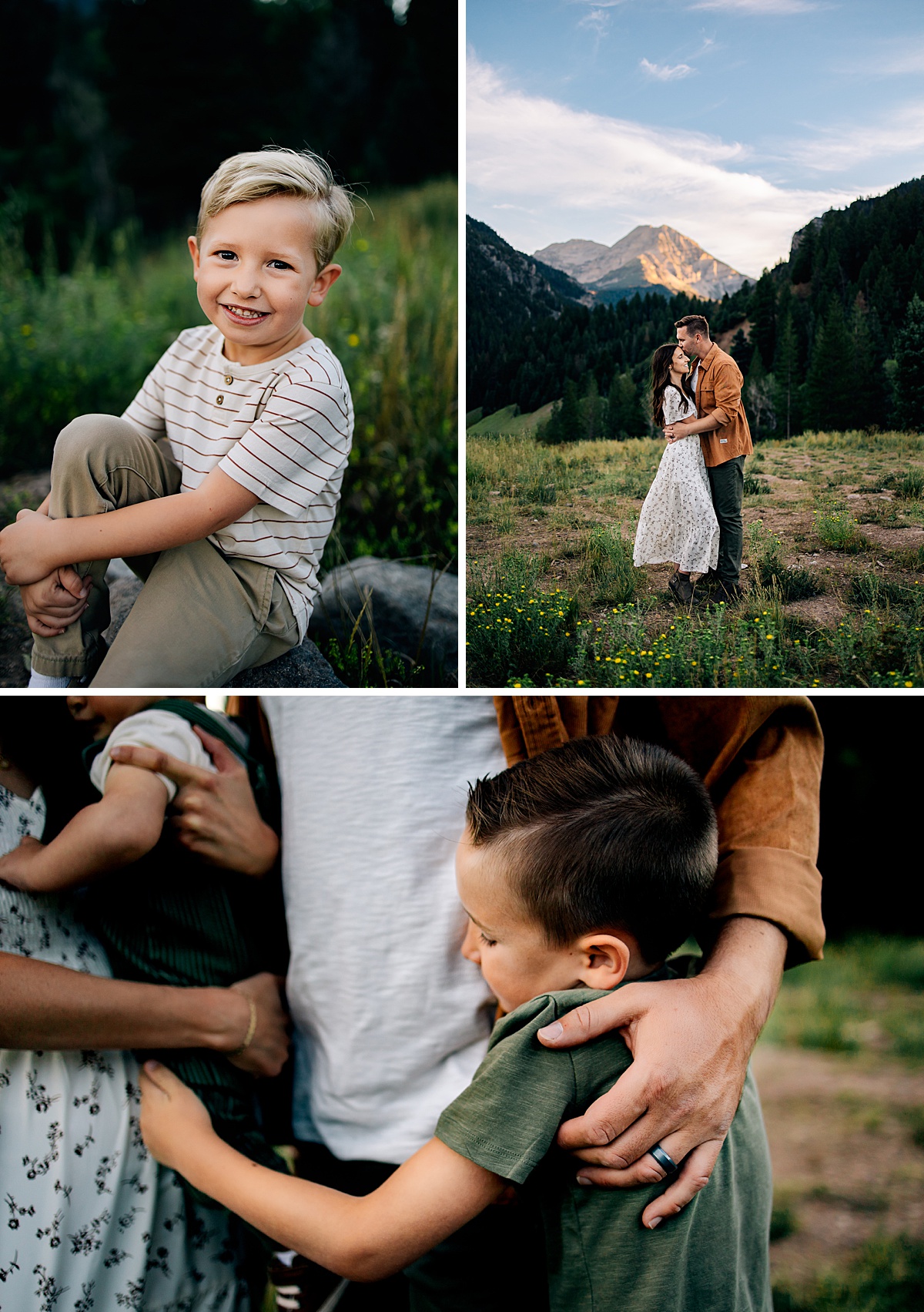 Utah Summer Family Pictures at Tibble Fork