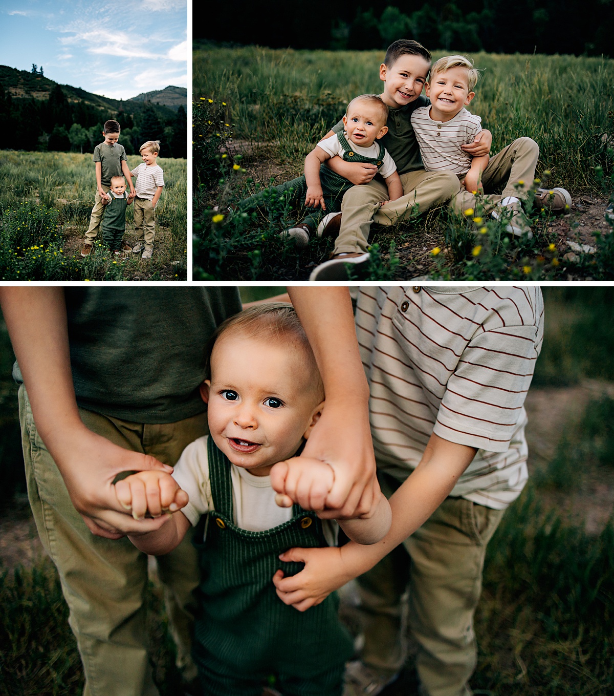 Utah Summer Family Pictures at Tibble Fork