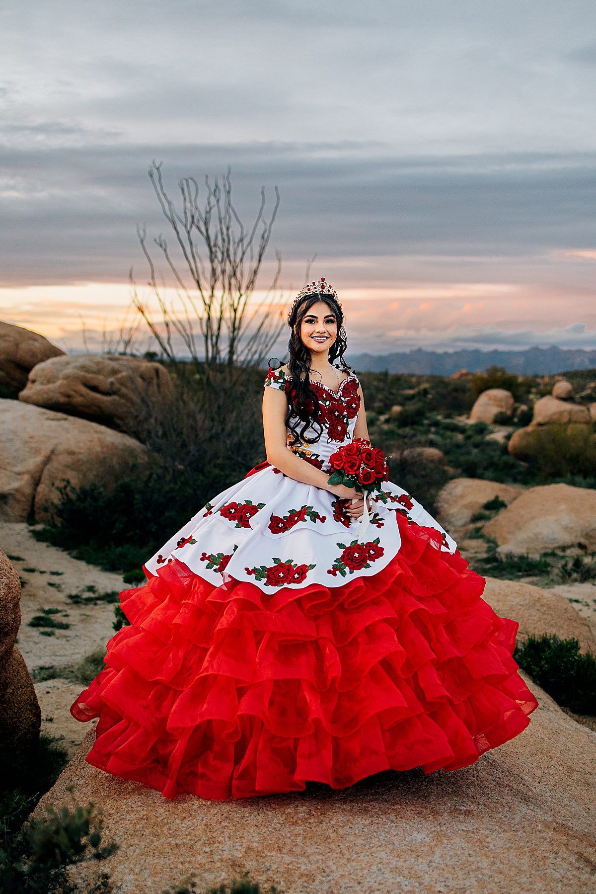 Arizona Quinceañera Photographer | The Boulders Quinceañera/Family Session in Florence, AZ