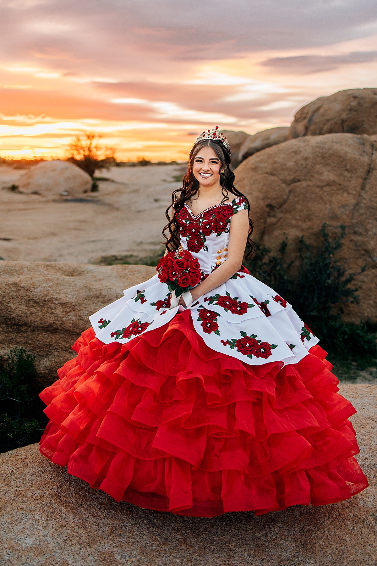 Arizona Quinceañera Photographer | The Boulders Quinceañera/Family Session in Florence, AZ