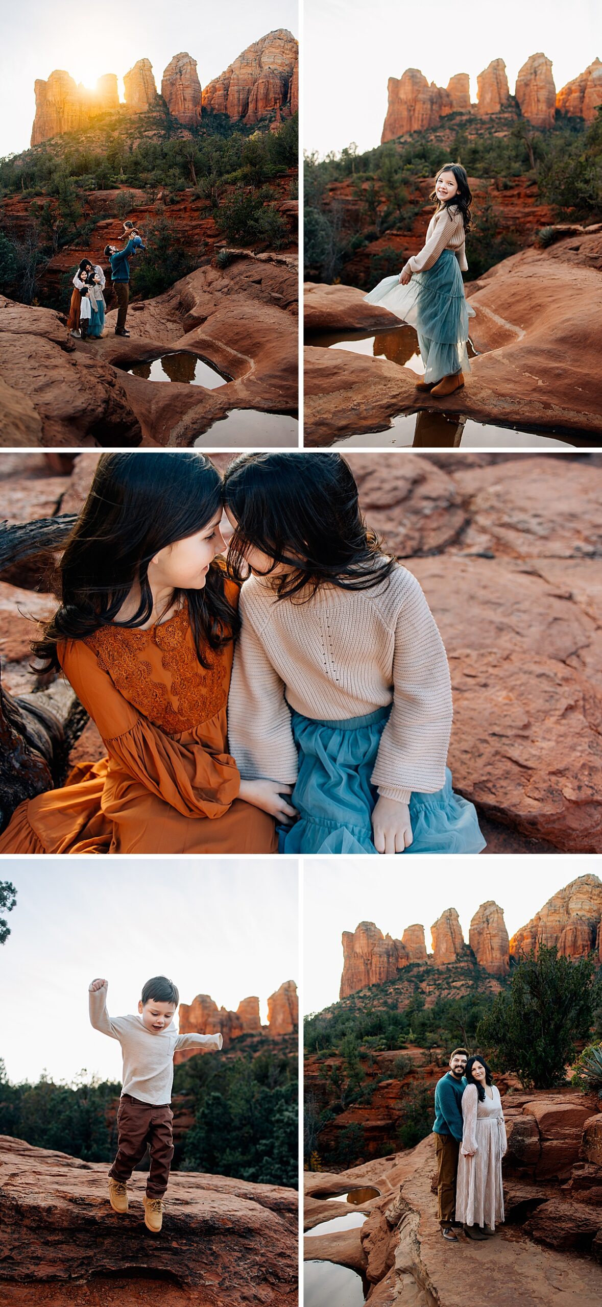 Family Pictures at Seven Sacred Pools | Sedona Family Lifestyle Photographer