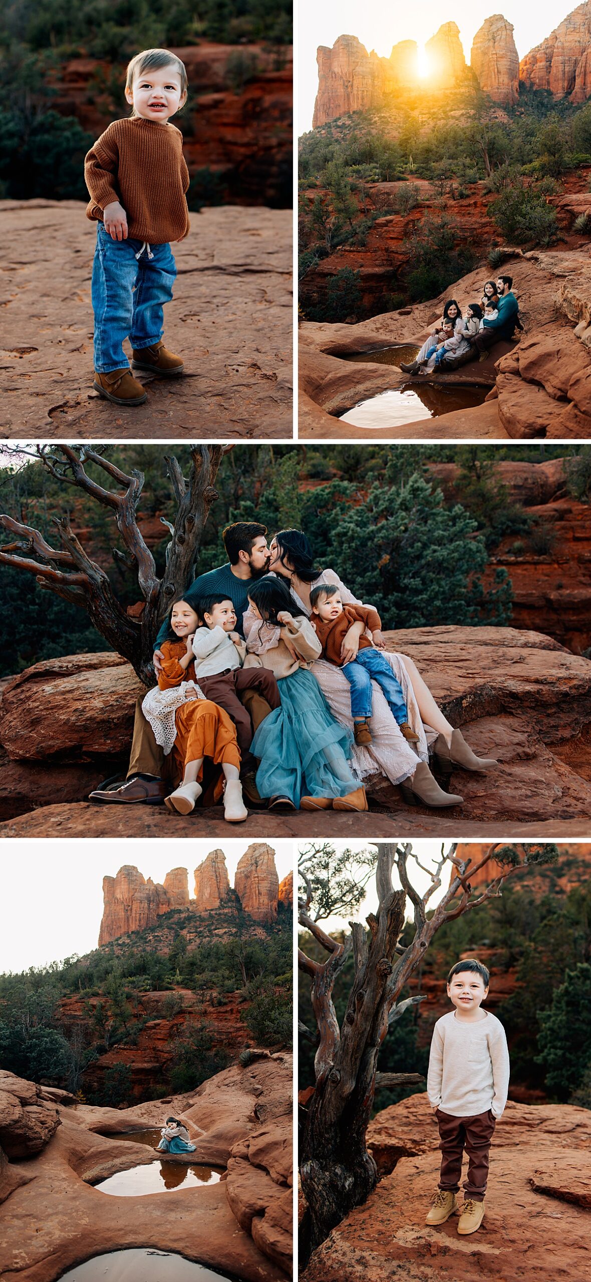 Family Pictures at Seven Sacred Pools | Sedona Family Lifestyle Photographer