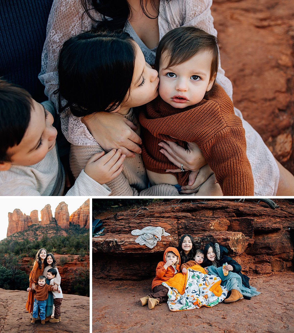 Family Pictures at Seven Sacred Pools | Sedona Family Lifestyle Photographer
