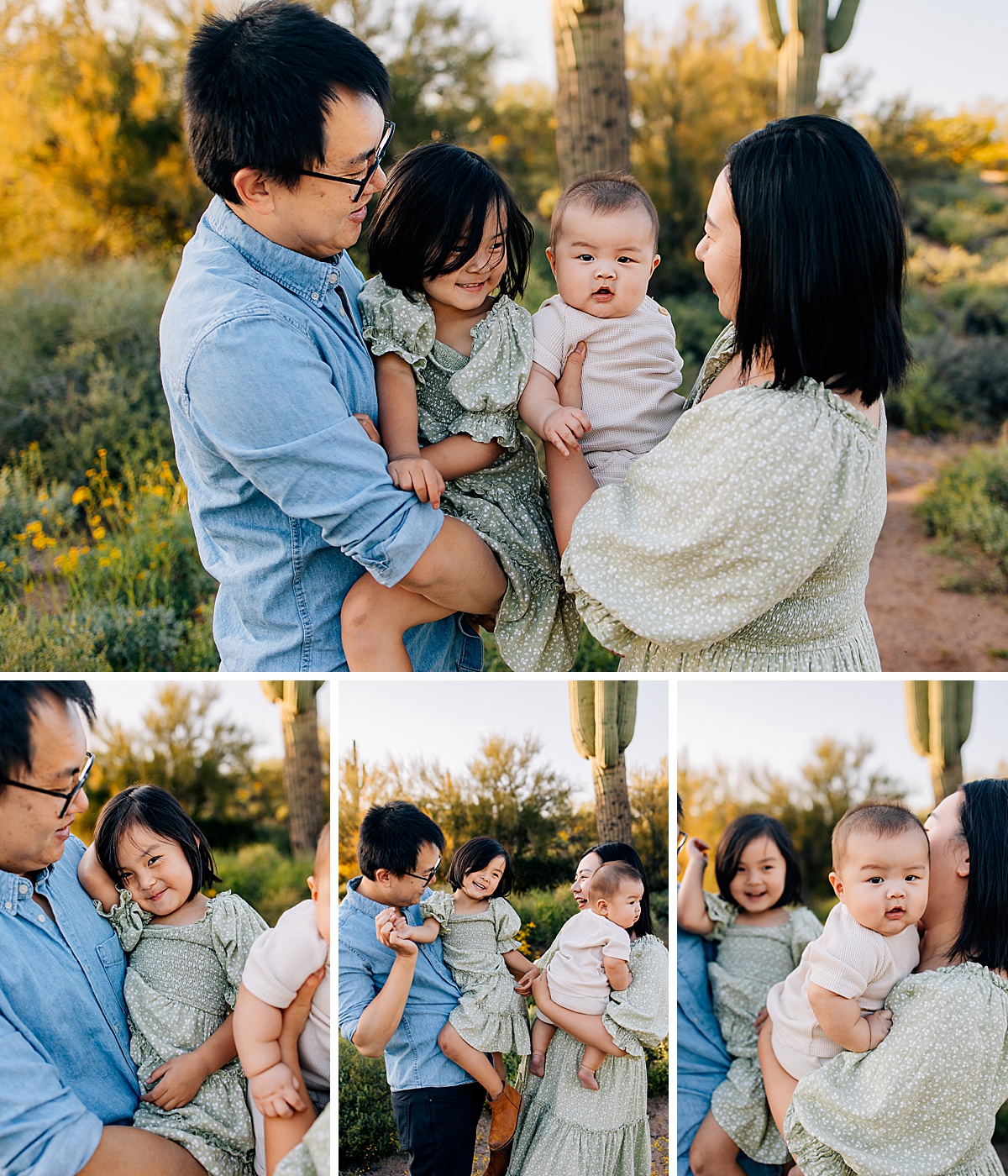 Golden Hour at Lost Dutchman State Park | Florence Arizona Family Photographer