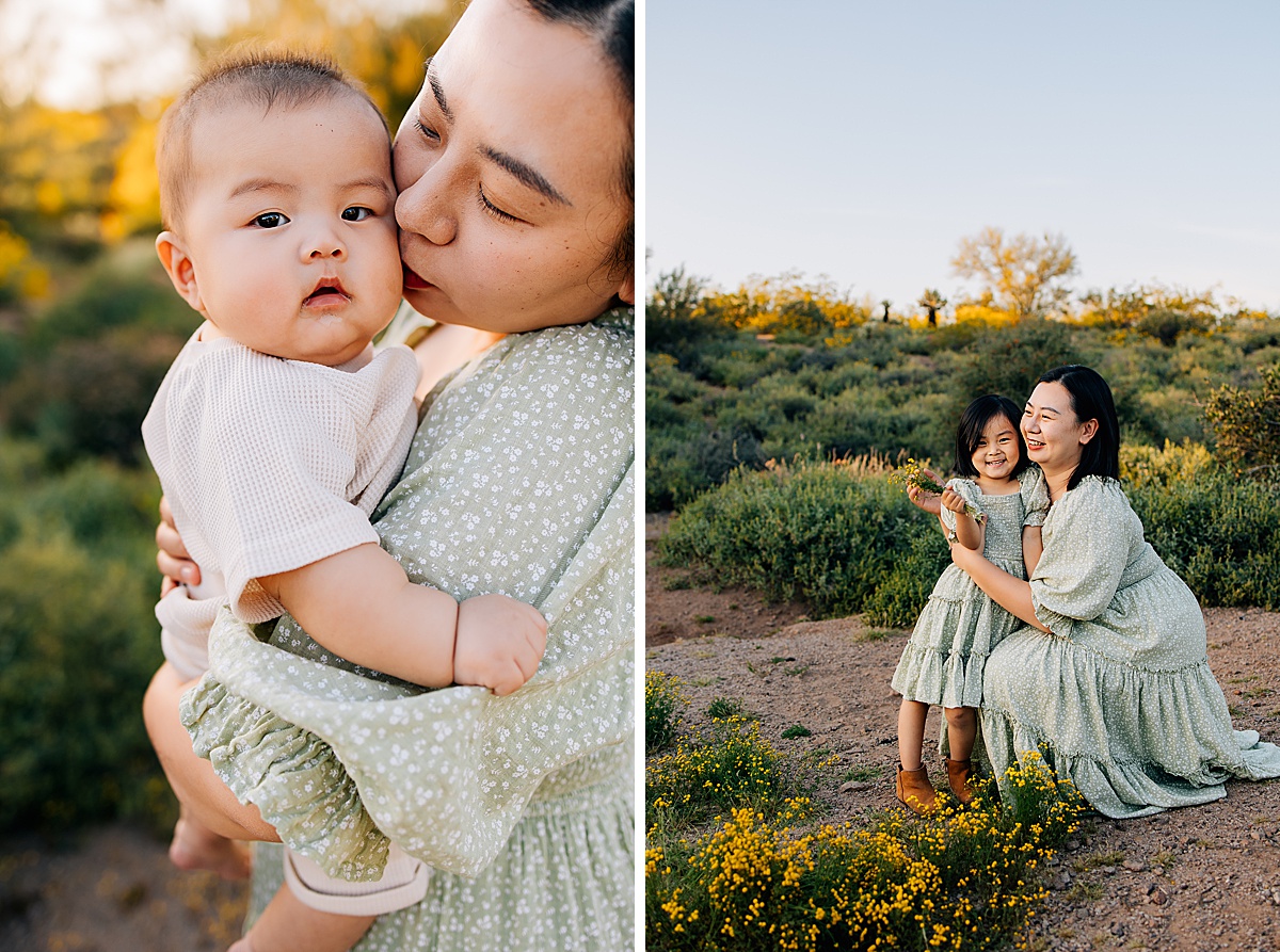 Golden Hour at Lost Dutchman State Park | Florence Arizona Family Photographer