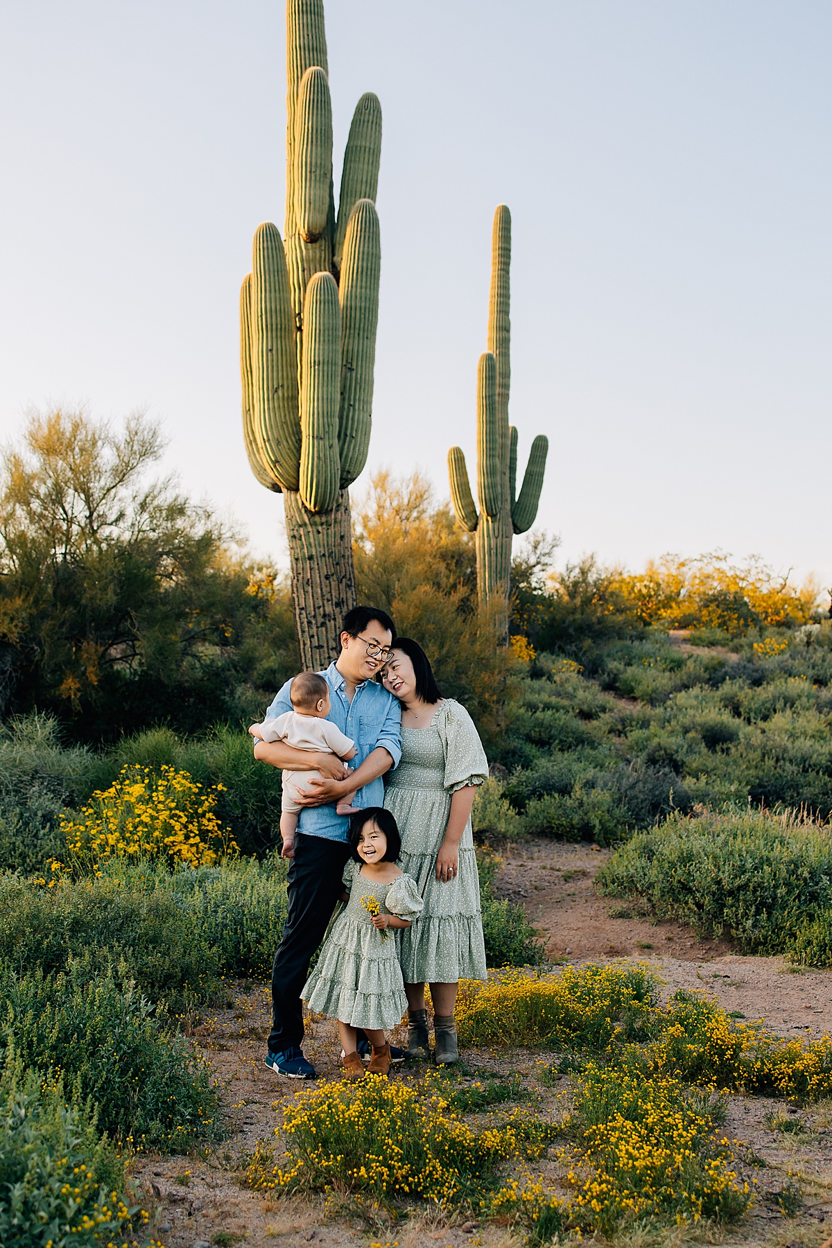 Golden Hour at Lost Dutchman State Park | Florence Arizona Family Photographer
