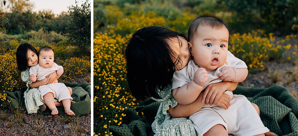 Golden Hour at Lost Dutchman State Park | Florence Arizona Family Photographer