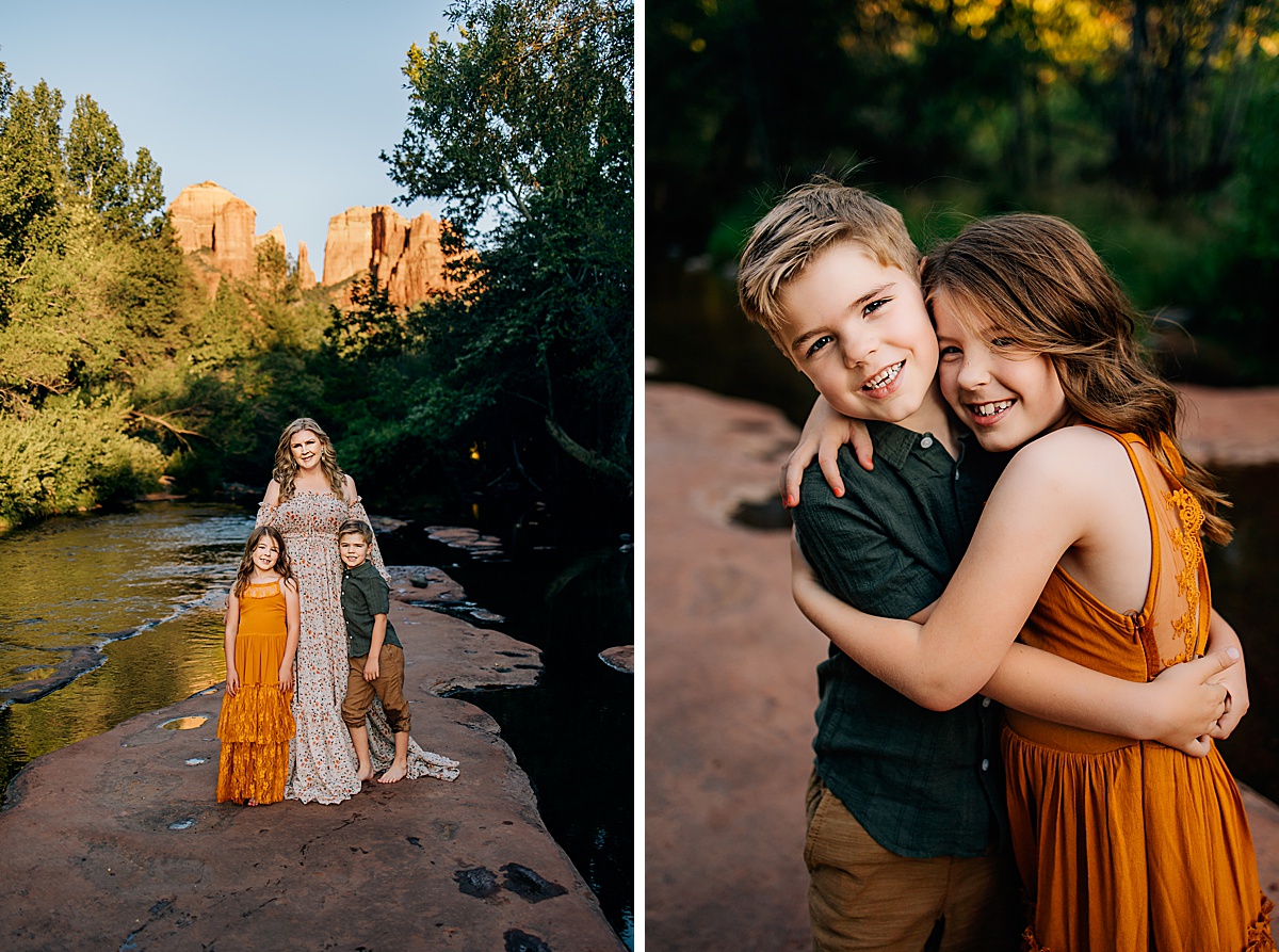 Oak Creek Sedona Family Photographer | Family Session at Crescent Moon Ranch