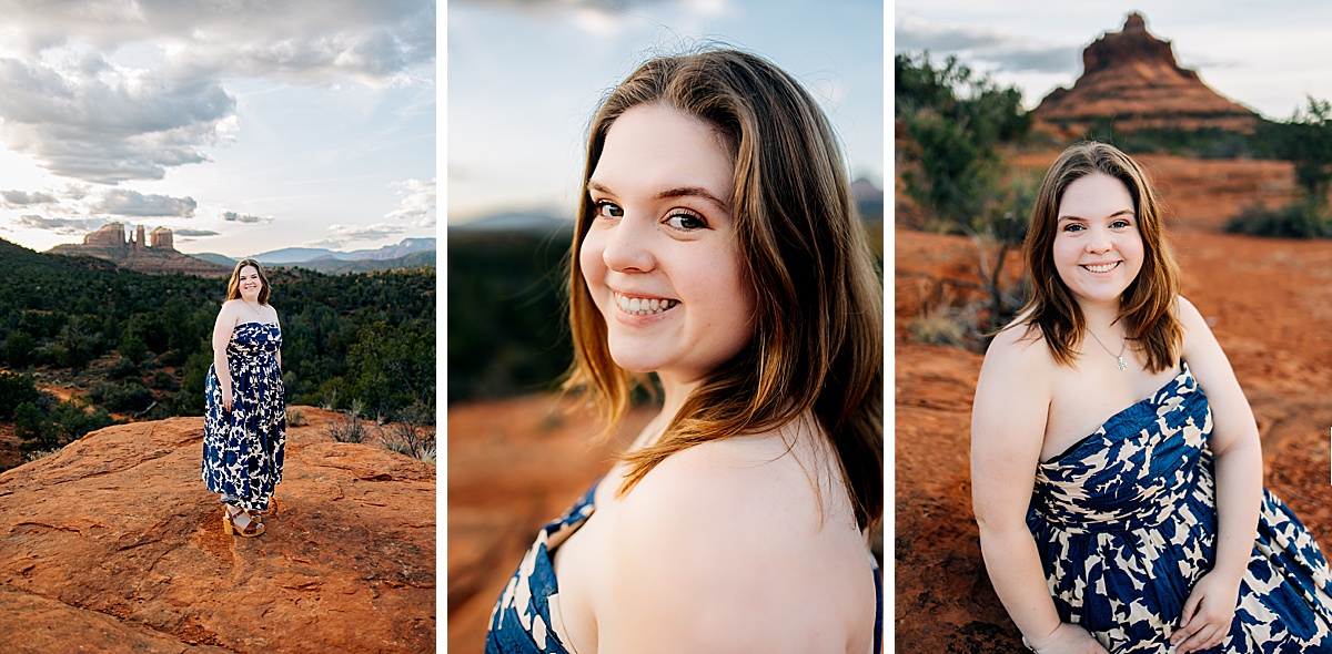 Sedona Family & Senior Pictures at Baby Bell Rock | Maren Elizabeth Photography