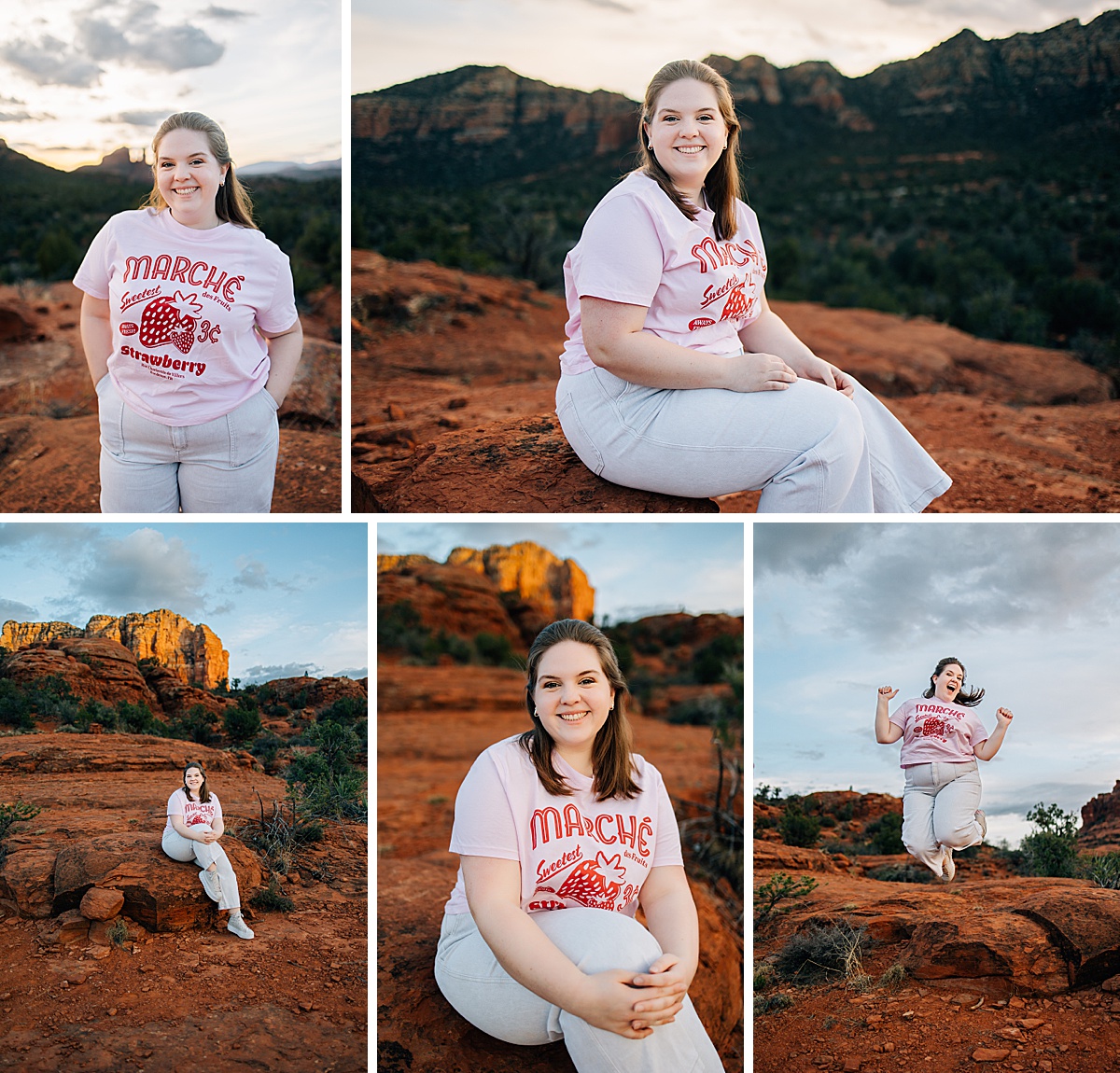 Sedona Family & Senior Pictures at Baby Bell Rock | Maren Elizabeth Photography