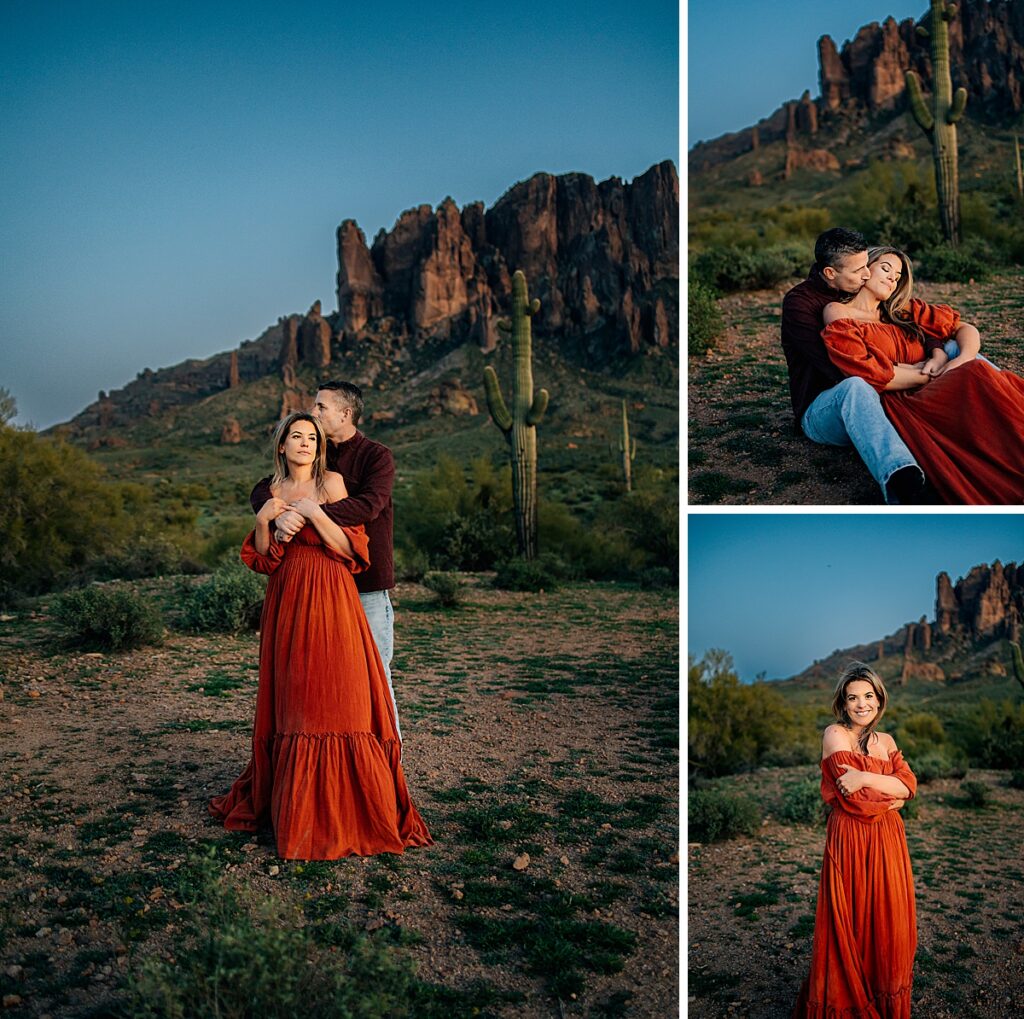 What to Wear for a Couples Photo Session in Arizona | The Three-Outfit Rule