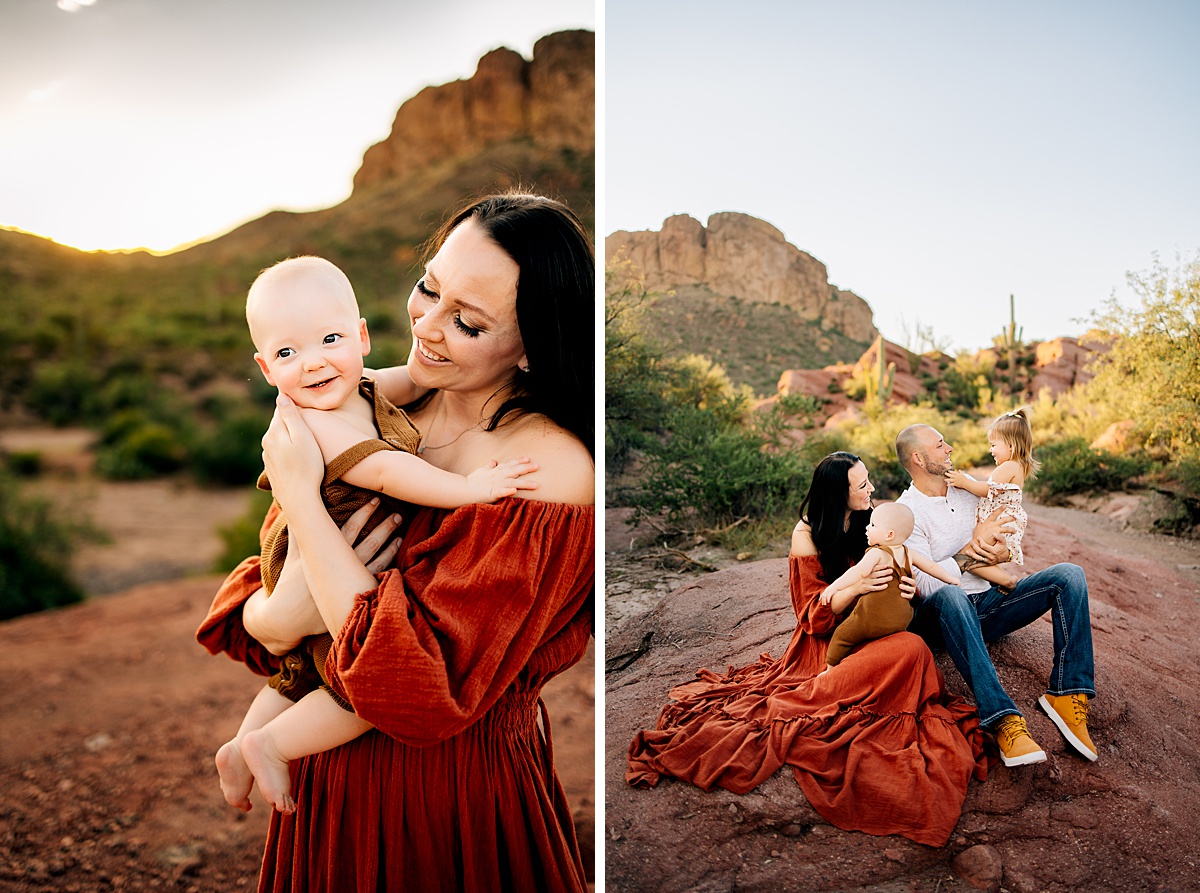 Family Photographer in the Superstition Mountains 