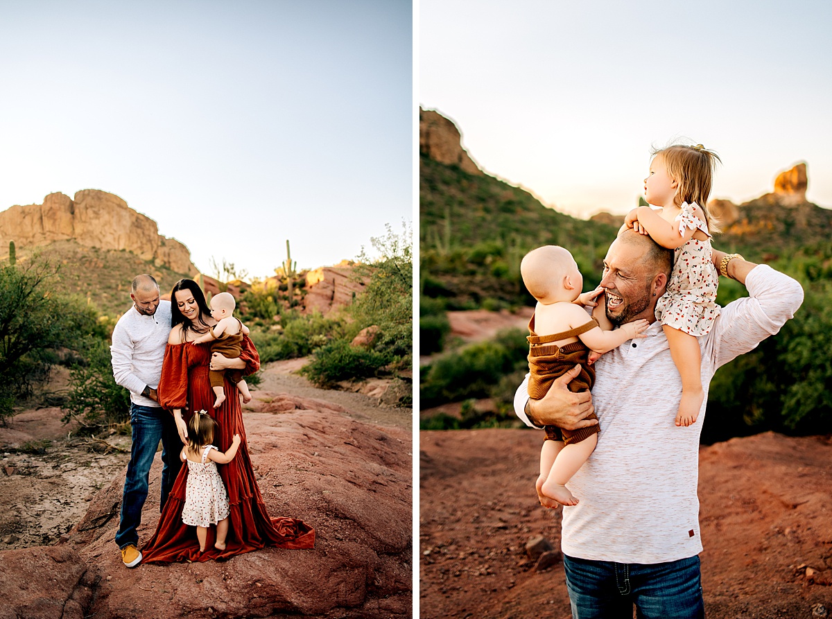 Family Photographer in the Superstition Mountains 