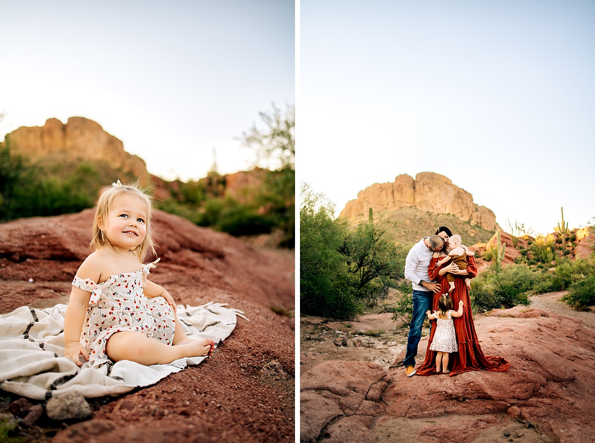 Family Photographer in the Superstition Mountains 