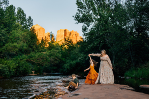 Oak Creek Sedona Family Photographer | Family Session at Crescent Moon Ranch